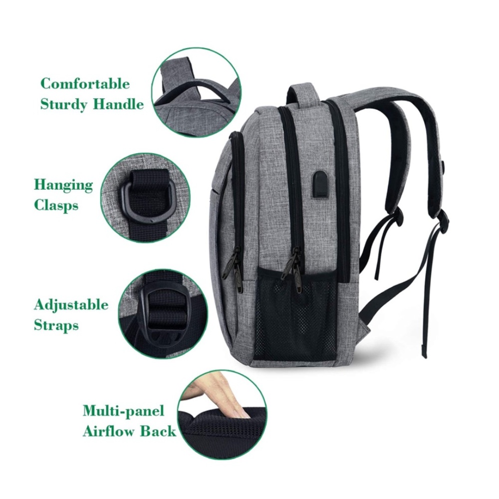 NWT 🏷 Travel Laptop Backpack - Picture 4 of 5